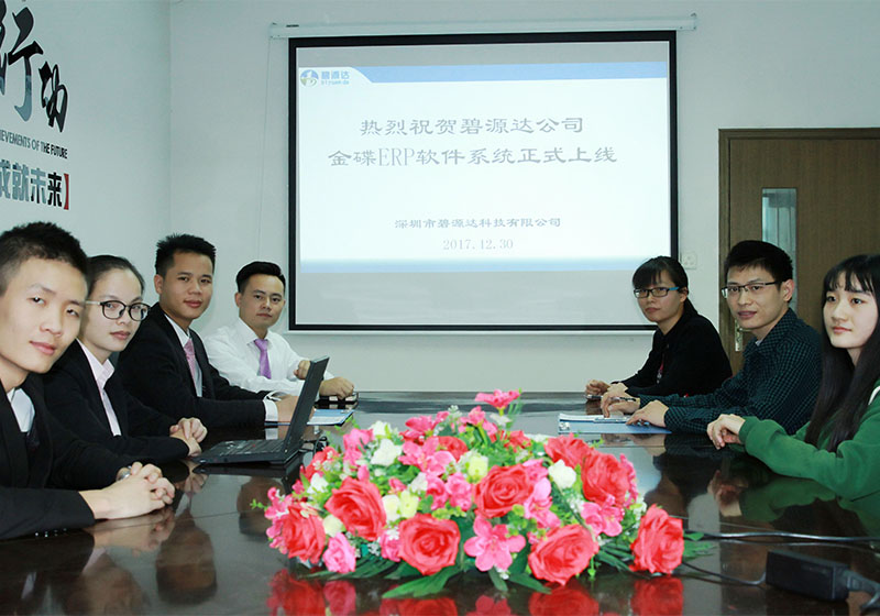 熱烈祝賀碧源達(dá) ERP 系統(tǒng)成功上線！